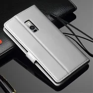 Cover Flip a Portafoglio in Pelle per OnePlus 2 (Bianco)