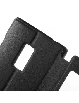 Cover Flip a Portafoglio S-View in Pelle per OnePlus 2 (Nero)