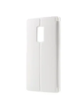 Cover Flip a Portafoglio S-View in Pelle per OnePlus 2 (Bianco)