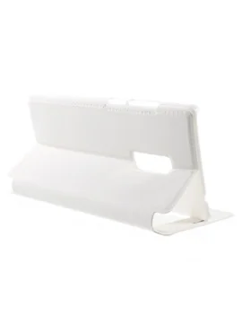 Cover Flip a Portafoglio S-View in Pelle per OnePlus 2 (Bianco)