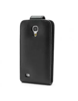 Cover Flip in Ecopelle per Samsung S4 mini i9190 (Nero)