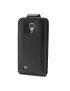Cover Flip in Ecopelle per Samsung S4 mini i9190 (Nero)