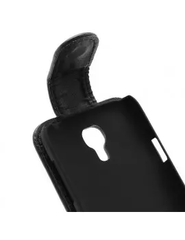 Cover Flip in Ecopelle per Samsung S4 mini i9190 (Nero)