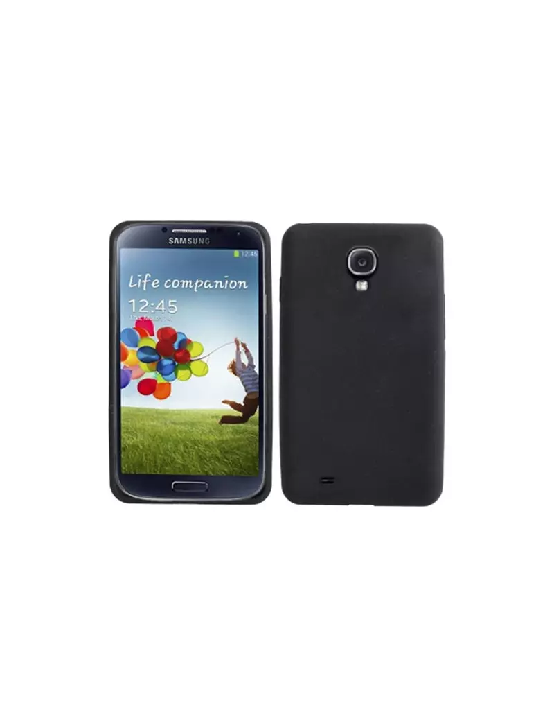 Cover in Silicone Morbido per Samsung Galaxy S4 i9500 (Nero)