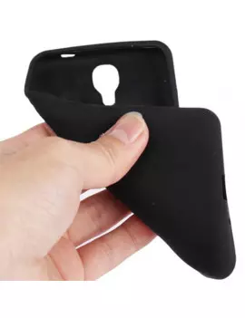 Cover in Silicone Morbido per Samsung Galaxy S4 i9500 (Nero)