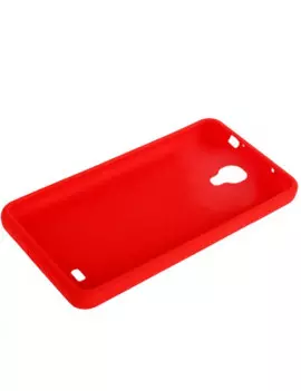 Cover in Silicone Morbido per Samsung Galaxy S4 i9500 (Rosso)