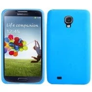 Cover in Silicone Morbido per Samsung Galaxy S4 i9500 (Azzurro)