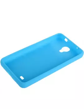 Cover in Silicone Morbido per Samsung Galaxy S4 i9500 (Azzurro)