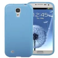 Cover in Silicone per Samsung Galaxy S4 i9500 (Azzurro)