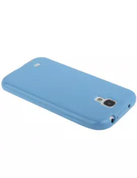 Cover in Silicone per Samsung Galaxy S4 i9500 (Azzurro)