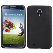 Cover in Silicone per Samsung Galaxy S4 i9500 (Nero)