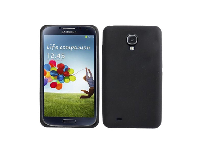 Cover in Silicone per Samsung Galaxy S4 i9500 (Nero)