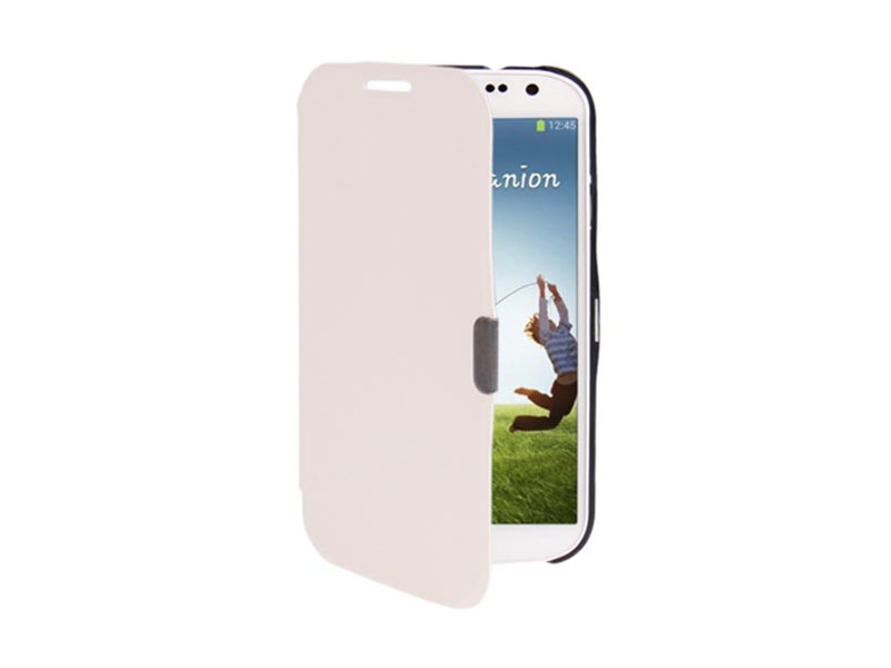 Cover Flip a Portafoglio Originale per Samsung Galaxy S4 i9500 (Bianco)