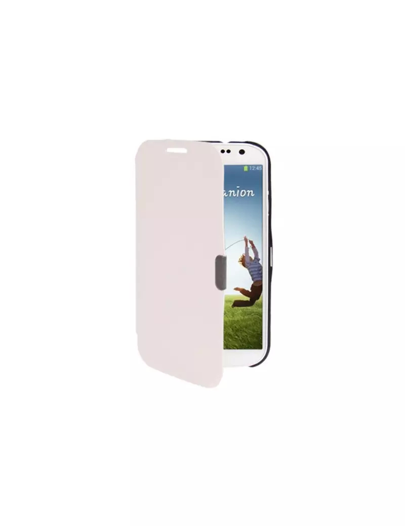 Cover Flip a Portafoglio Originale per Samsung Galaxy S4 i9500 (Bianco)