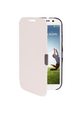 Cover Flip a Portafoglio Originale per Samsung Galaxy S4 i9500 (Bianco)