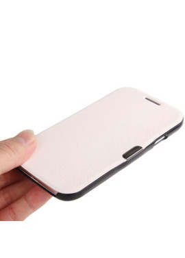 Cover Flip a Portafoglio Originale per Samsung Galaxy S4 i9500 (Bianco)