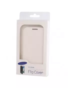 Cover Flip a Portafoglio Originale per Samsung Galaxy S4 i9500 (Bianco)