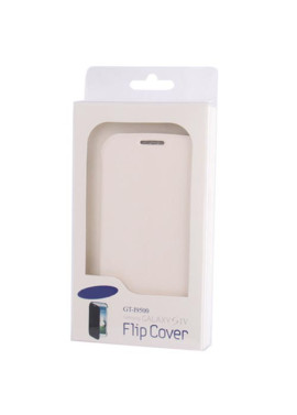 Cover Flip a Portafoglio Originale per Samsung Galaxy S4 i9500 (Bianco)