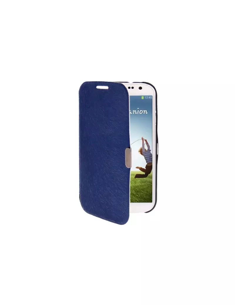 Cover Flip a Portafoglio Originale per Samsung Galaxy S4 i9500 (Blu)