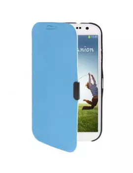 Cover Flip a Portafoglio Originale per Samsung Galaxy S4 i9500 (Azzurro)