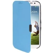 Cover Flip a Portafoglio Originale per Samsung Galaxy S4 i9500 (Azzurro)