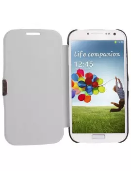 Cover Flip a Portafoglio Originale per Samsung Galaxy S4 i9500 (Azzurro)