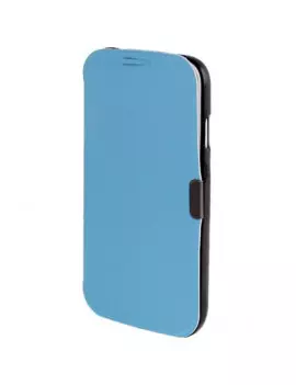 Cover Flip a Portafoglio Originale per Samsung Galaxy S4 i9500 (Azzurro)