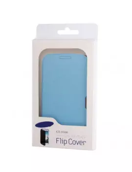 Cover Flip a Portafoglio Originale per Samsung Galaxy S4 i9500 (Azzurro)