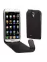 Cover Flip a Portafoglio Verticale in Ecopelle per Samsung Galaxy S4 i9500 (Nero)