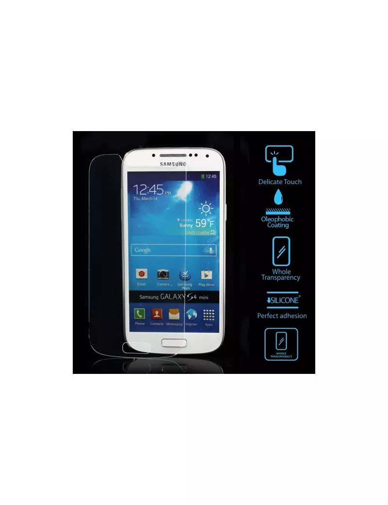 Screen Protector Anti Crack per Samsung Galaxy S4 mini i9190