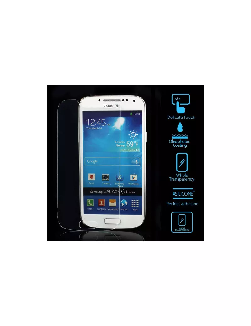 Screen Protector Anti Crack per Samsung Galaxy S4 mini i9190 Screen Protector Anti Crack per Samsung Galaxy S4 mini i9190