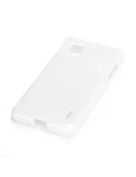 Cover in Silicone per LG Optimus G E973 E975 (Bianco)