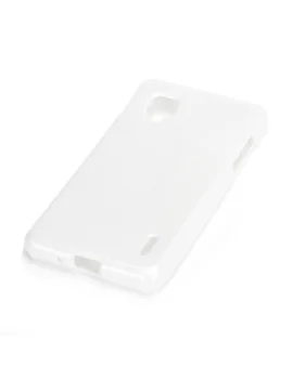 Cover in Silicone per LG Optimus G E973 E975 (Bianco)