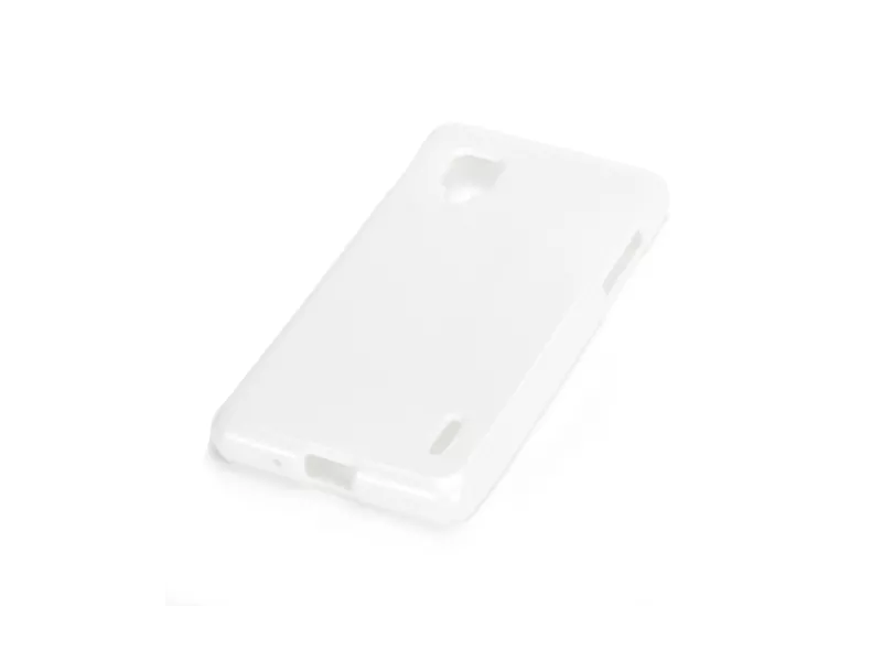 Cover in Silicone per LG Optimus G E973 E975 (Bianco)