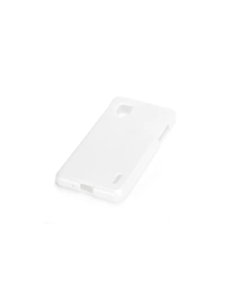 Cover in Silicone per LG Optimus G E973 E975 (Bianco)