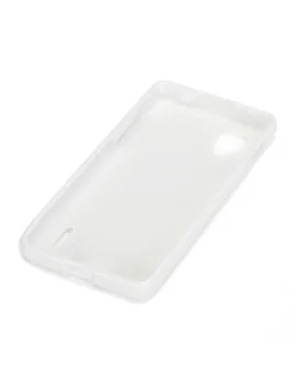 Cover in Silicone per LG Optimus G E973 E975 (Bianco)