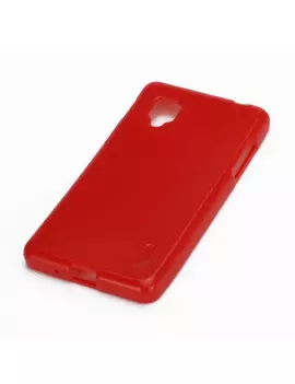 Cover in Silicone per LG Optimus G E973 E975 (Rosso)