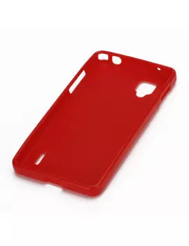 Cover in Silicone per LG Optimus G E973 E975 (Rosso)