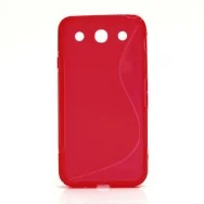 Cover in Silicone Morbido per LG Optimus G Pro E985 E980 (Rosso)
