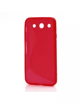 Cover in Silicone Morbido per LG Optimus G Pro E985 E980 (Rosso)