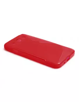 Cover in Silicone Morbido per LG Optimus G Pro E985 E980 (Rosso)