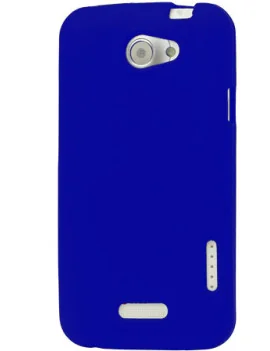 Cover in TPU Silicone Morbida per HTC One X S720e (Blu)