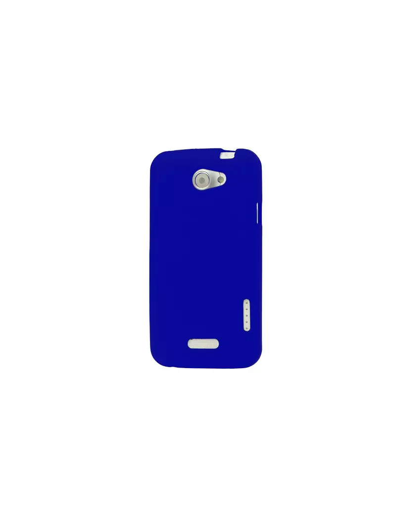 Cover in TPU Silicone Morbida per HTC One X S720e (Blu)