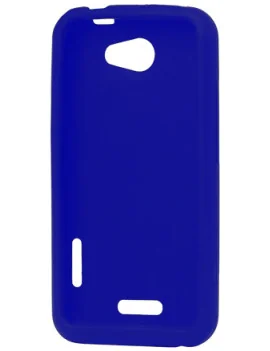 Cover in TPU Silicone Morbida per HTC One X S720e (Blu)