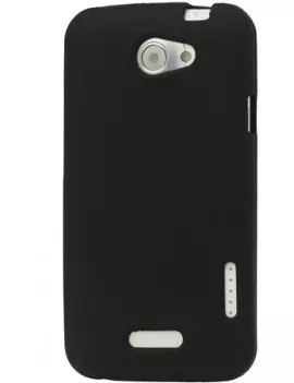 Cover in TPU Silicone Morbida per HTC One X S720e (Nero)