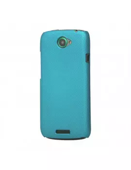 Cover in TPU Antiscivolo Semi Rigida per HTC One S Z520e (Azzurro)