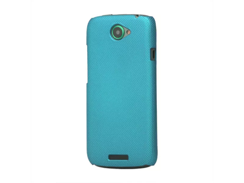 Cover in TPU Antiscivolo Semi Rigida per HTC One S Z520e (Azzurro)