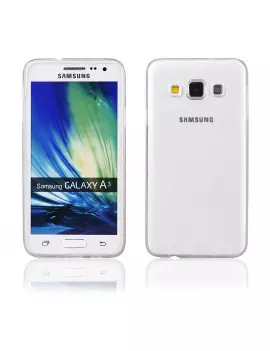 Cover in Silicone per Samsung Galaxy A3 A300F A3000 (Trasparente)