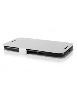 Cover Flip a Portafoglio Orizzontale per Motorola Moto X Style (Bianco)