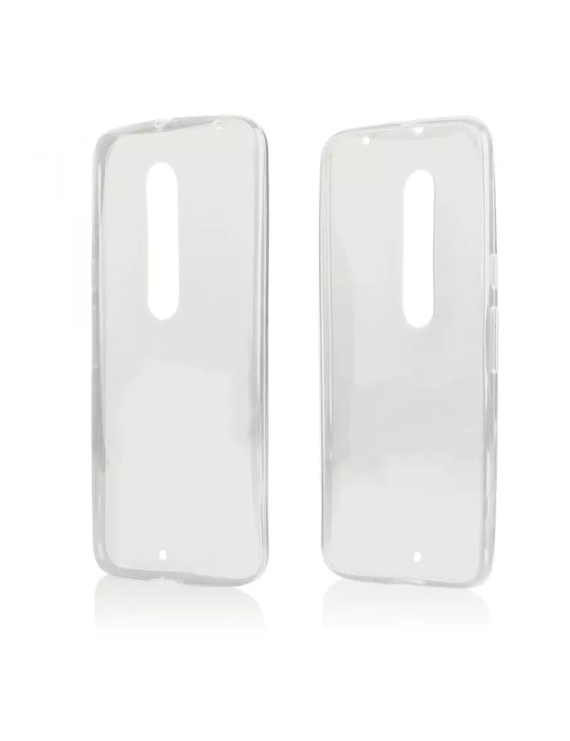 Cover in Silicone Fitty per Motorola Moto X Style (Trasparente)